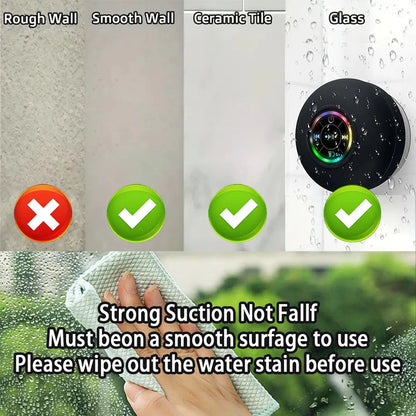 Suction Cup Bluetooth Speaker